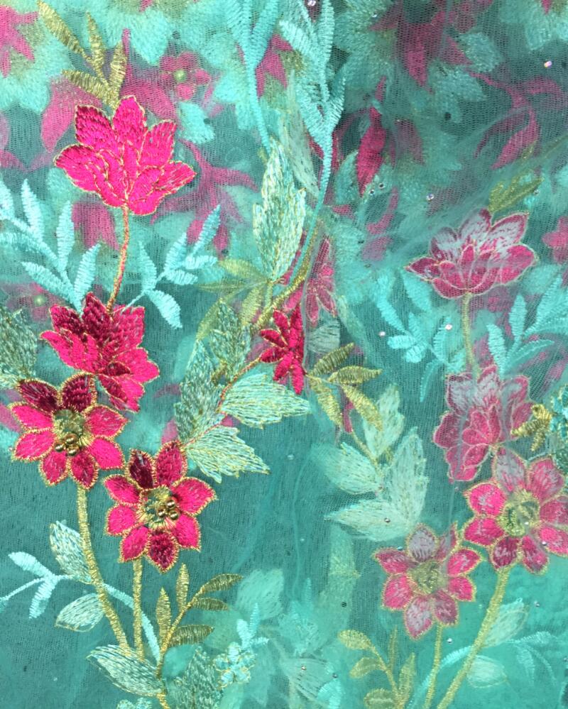 dress fabric embroidery