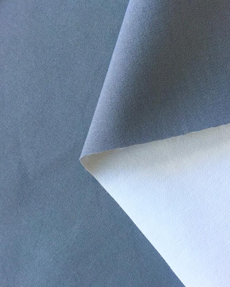 fabric combined with transparent film 