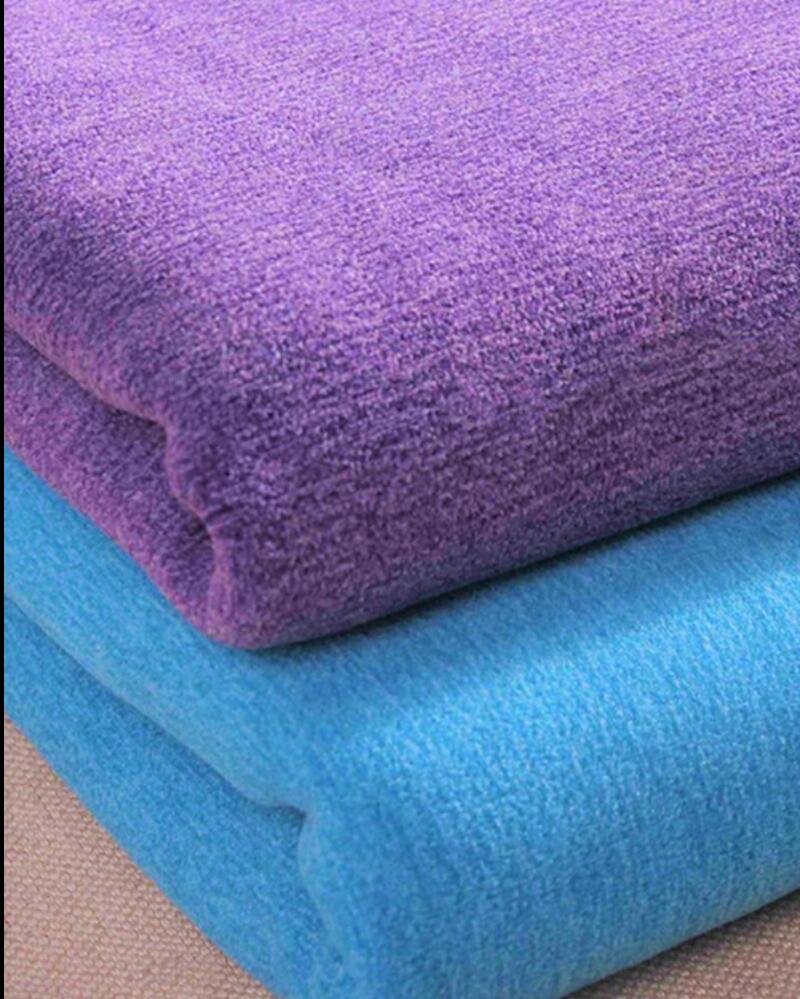 bicolor brushed fleece for coat