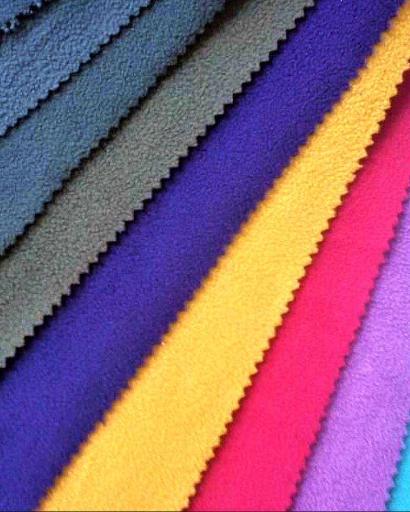 160gsm anti pilling micro polar fleece in solid color 