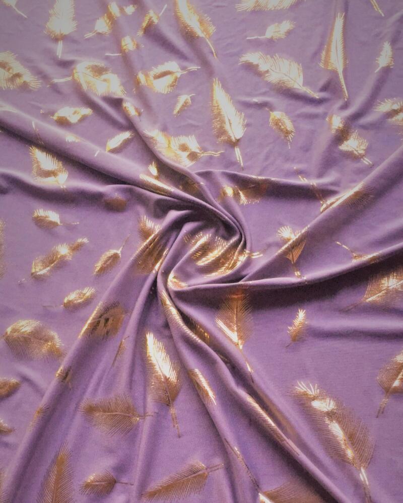 golden bling knit fabric 