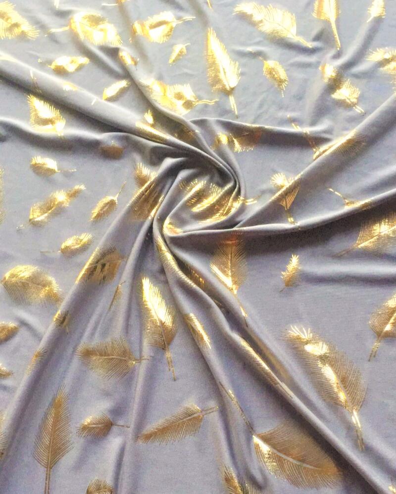 golden bling knit fabric 