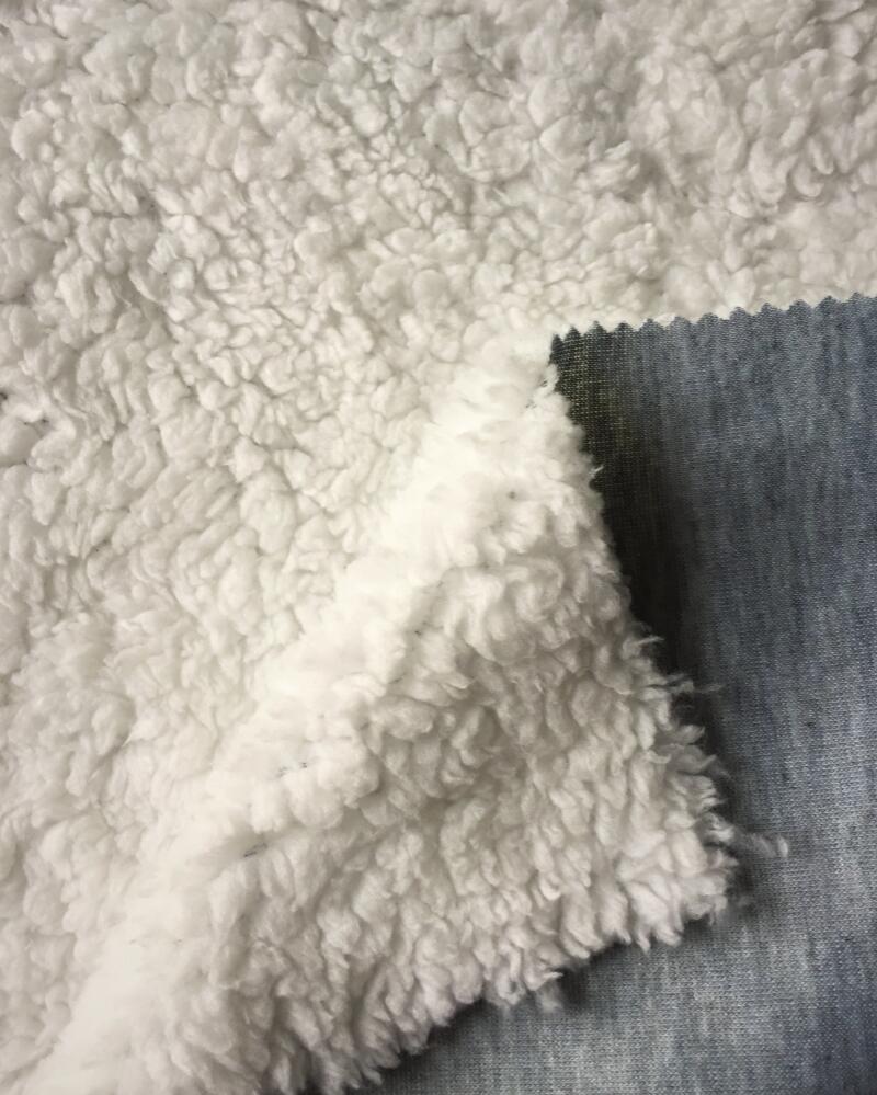 meleague jersey bond brush fleece for coat