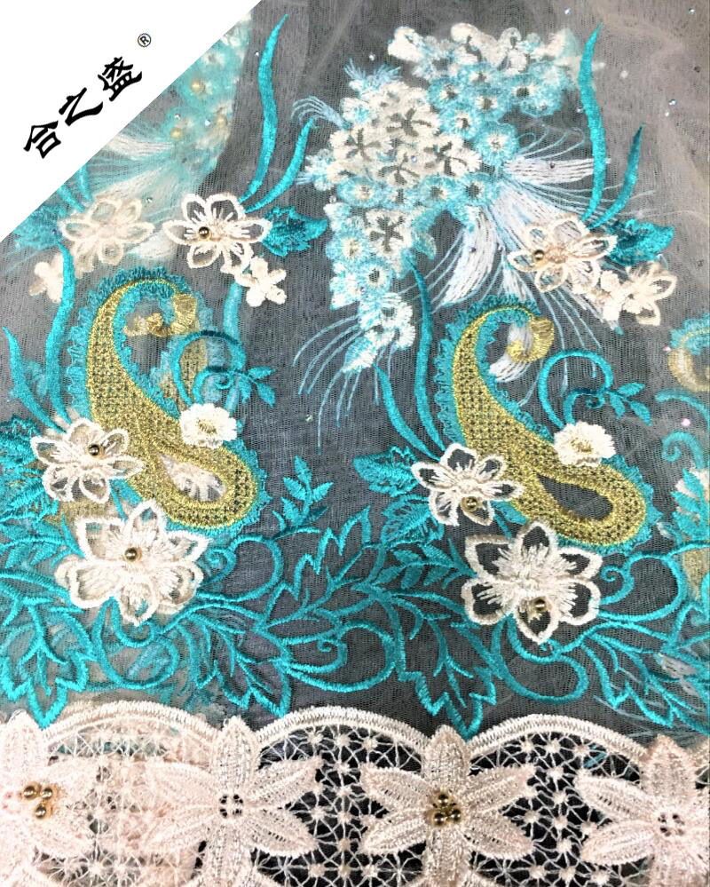 fabric embroider customized