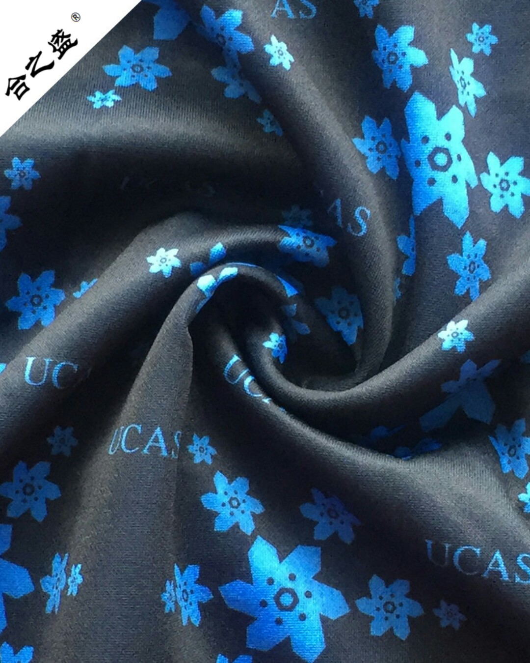 poly spandex scuba knit fabric in printing