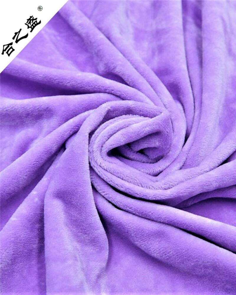 brushed toy material polyester velvet 