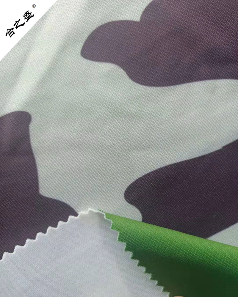 camouflage printing interlock fabric